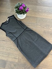 Tory Burch Marcia Wool  Sheath dress with pipping accent-SZ M-Excellent