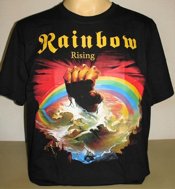 Rainbow Rising TShirt Size S M L XL 2XL 3XL XXL XXXL New! Hard Rock