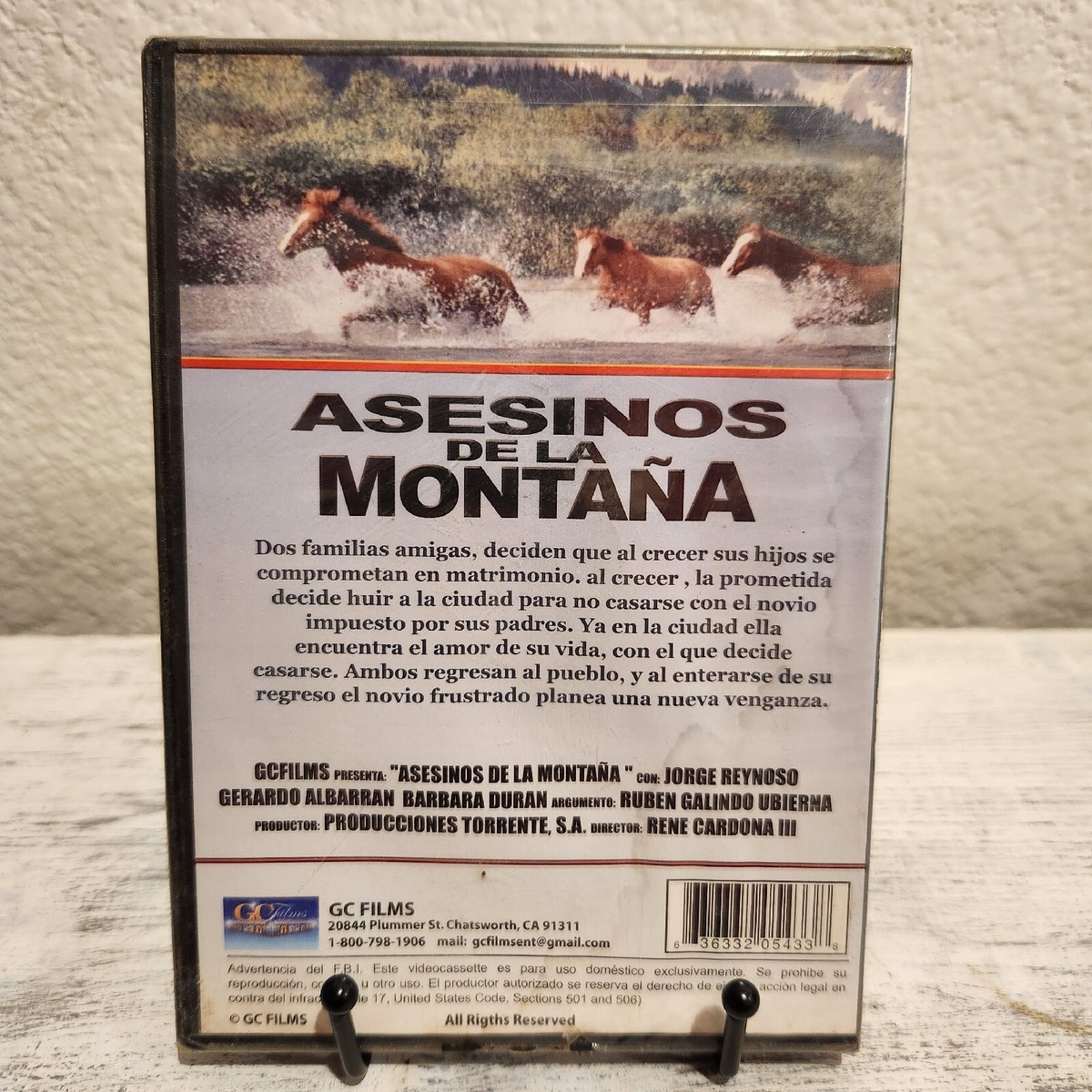 Asesinos De La Montana Jorge Reynoso Spanish Dvd NEW - DAMAGED