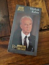 A & E Biography Yitzhak Rabin VHS 1995 NEW SEALED
