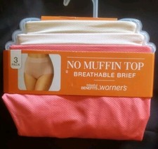 Warner's Blissful Benefits No Muffin Top Breathable Briefs 3-Pack