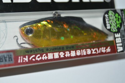 yo zuri duel hardcore xx tungsten rattle vibe 3'' 7/8oz gold shiner f1144-hgsn