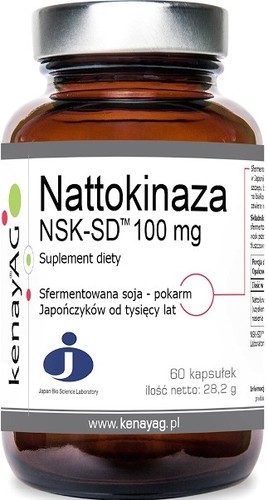 Complément Alimentaire Nattokinase NSK-SD® 100 Mg - 60 Capsules - Neuf Sous Blister