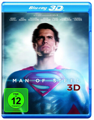 Man of Steel - Blu-ray 3D - Superheldenfilm von Snyder, Zack - NEU & OVP