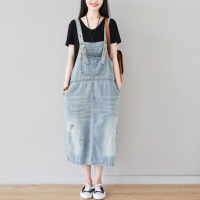 white christmas dresses Mixed fabric strapless denim dress – Rae Jeans main image 1