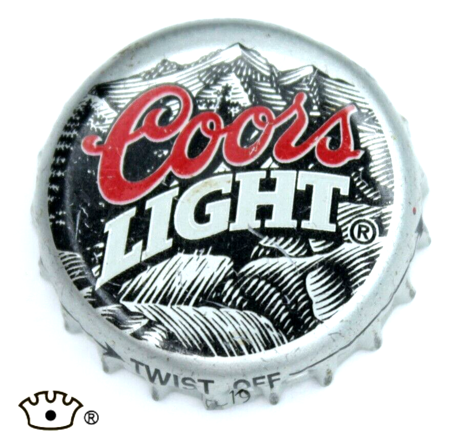 United States Coors Light Twist off Beer Bottle Cap Kronkorken Chapas