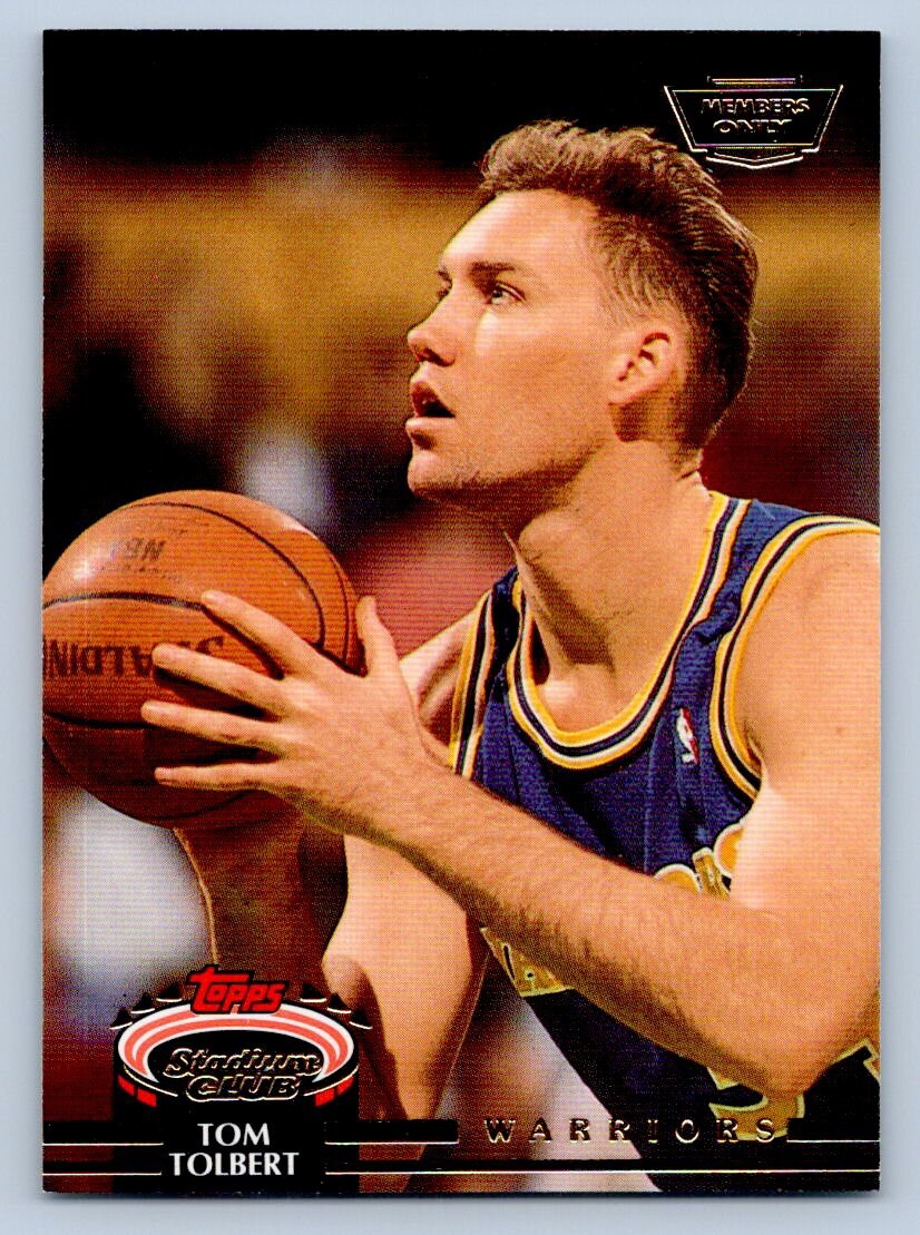 Tom Tolbert 1992-93 Stadium Club Members Only #176 Golden State Warriors 