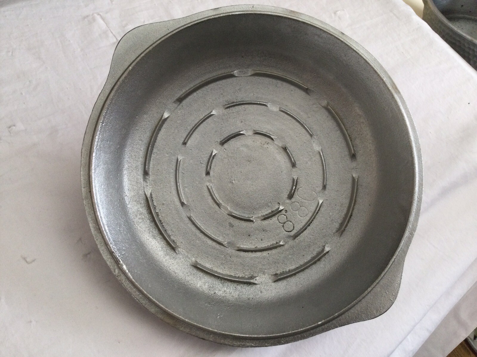 CHF Chicago Hardware Foundry Hammered Nickel Plated Cast iron Chicken