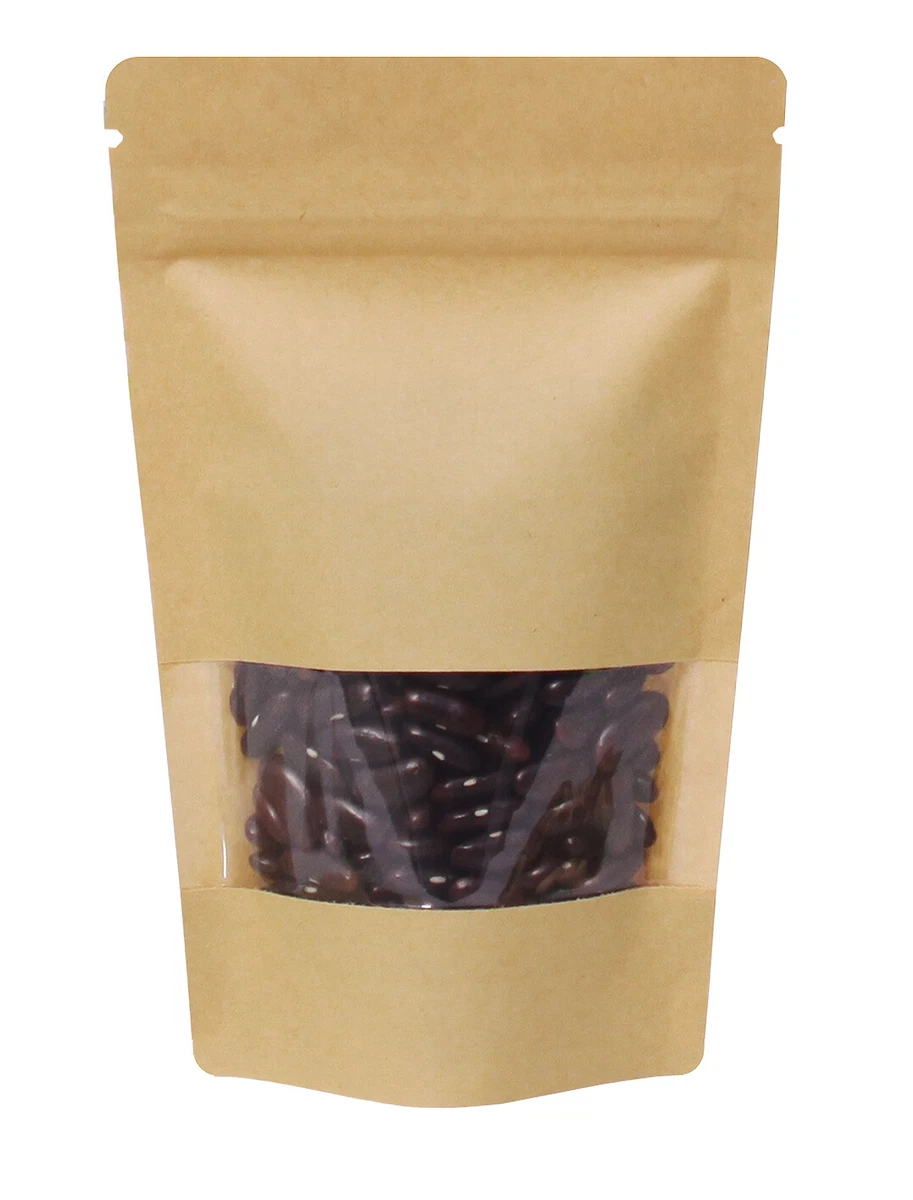 Kraft ziplock bags outlet