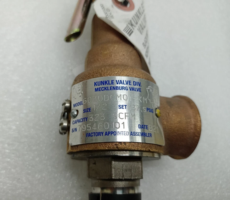 KUNKLE SAFETY VALVE 6030DCM01-KM, 1/2" - Image 4 of 4