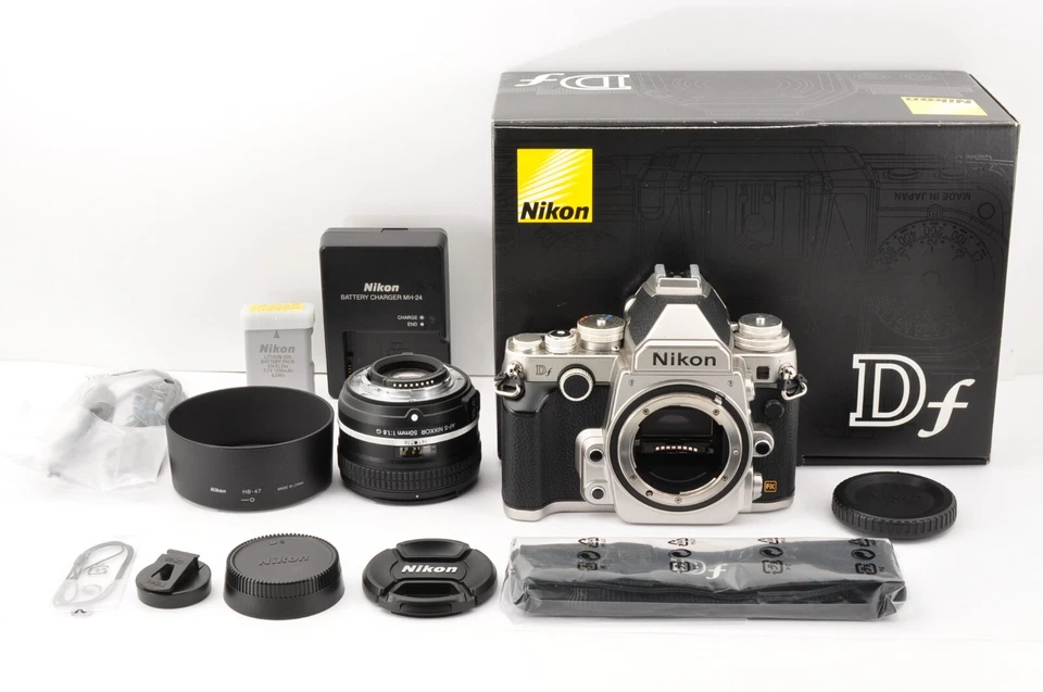 Mint Nikon Df 50ｍｍ F1.8G Special Edition Kit Silver 4611 s/c by DHL JAPAN #EK03 - Image 2 of 4