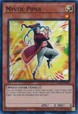 3 x Mystic Piper (RA04-EN005) - Super Rare - 1st Edition