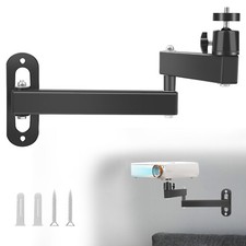 Universal Ceiling Wall Projector Mount 360  Adjustable Foldable Arm Bracket