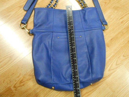 BOLSO DE MANO B MAKOWSKY Diseñador CIELO AZUL CIELO BOLSO hombro grande con CADENA - Imagen 4 de 10