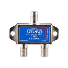 HOLLAND DIPLEXER COMBINER / 5-2150MHZ DPD2 28V 2A MAX / SATELLITE / FTA / NEW!