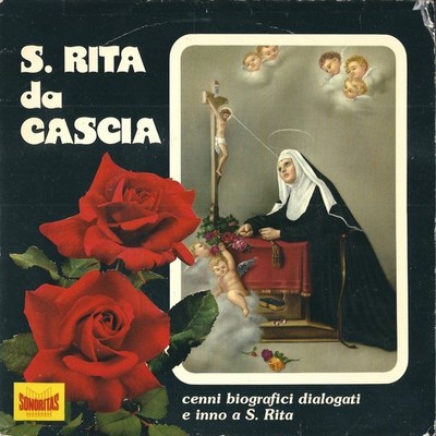 SCHEIBE 45 UMDREHUNGEN P. STEFANO SAAL / GIANCARLO GHIRARDI - VITA DI SANTA RITA
