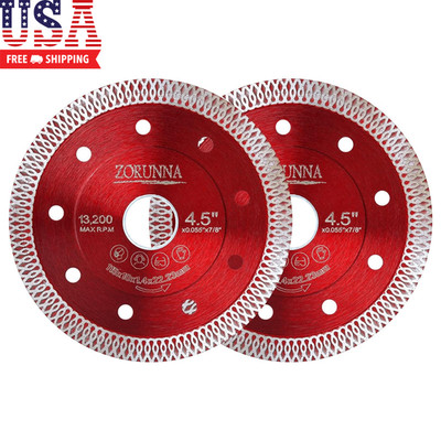 4.5'' Diamond Blade for Angle Grinder, Super Thin Tile Saw Blades for Smooth Cutt