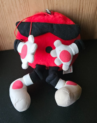SPOT 7UP, REVERSIBLE MASCOT PLUSH FIGURE. 1987 COMMONWEALTH, 7UP ADVERTISING