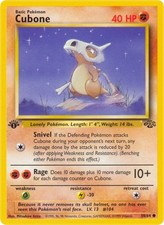 Pokemon TCG Jungle Cubone 50/64 Unlimited Common on eBay