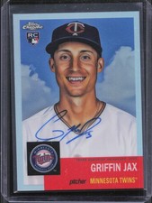 2022 Topps Chrome Platinum Anniversary Griffin Jax Rookie Refractor Auto /199