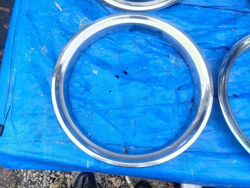 1988-2002 Gmc Chevy CK-1500 пикап пригородное ралли колеса отделки кольца комплект 4 15» - Изображение 3 из 4