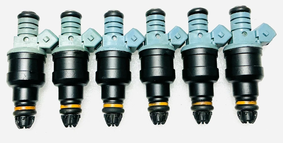 Оригинальный комплект из 6 топливных форсунок Bosch от оригинального производителя для 87-93 BMW 325I 325IS 325IX 2,5 л - Изображение 2 из 4