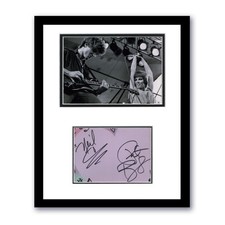 Pat Benatar & Neil Giraldo AUTOGRAPHS Signed Custom Framed 11x14 Display ACOA