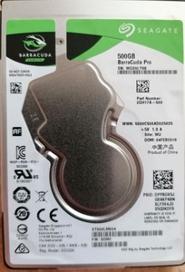 Festplatte Seagate ST500LM034 - 500 GB - 2,5 Zoll - 7200 RPM - SATA III
