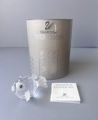 Swarovski große Blasfisch Kristall Figur 1096750 (7,6 cm lang) neuwertig & verpackt