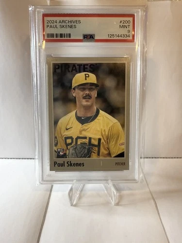 Paul Skenes 2024 Topps Archives #200 Rookie PSA 9