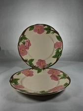 FRANCISCAN DESERT ROSE  2 SALAD  PLATES 7 7/8" DIAMETER