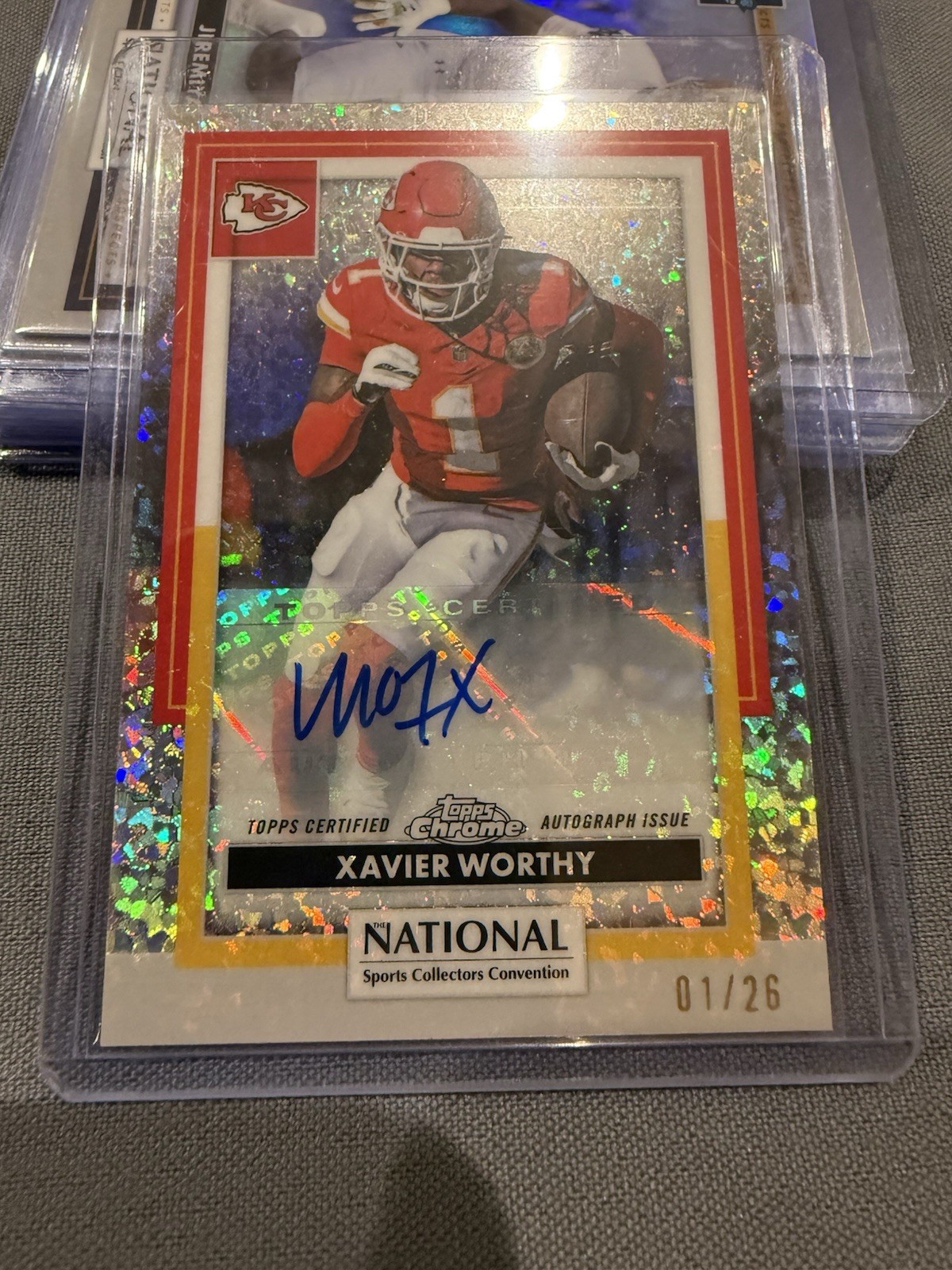 2026 Chrome National Exclusive Xavier Worthy /26
