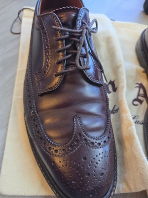 Alden 975 Color 8 Shell Cordovan Long Wing Blucher | Alden Model