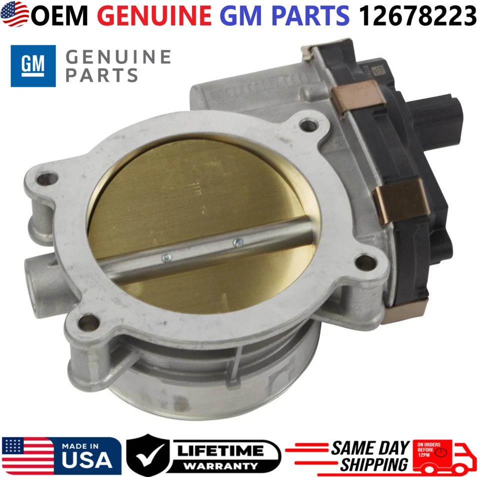 Cuerpo de acelerador OEM para Cadillac Chevrolet GMC 2014-2020 4,8 L 6,0 L 6,2 L, 12678223 Foto 2 de 4