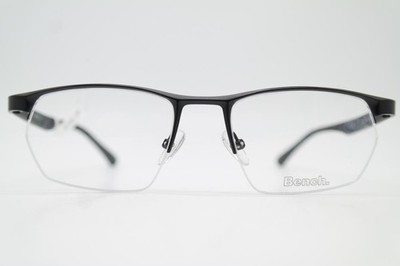 Bench BE 1025 Black Full Rim Eyeglasses Frame Metal Acetate 56-35-19