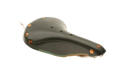 Brooks B17 Special Saddle Titanium Rails Hard Leather Cover Dark