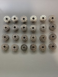 Sewing Machine Bobbins 24 Count Metal