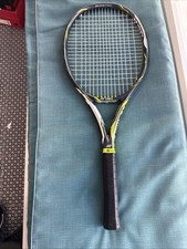 Yonex Ezone DR 100 10.1oz. 5/8 Gripsize. Fair Condition. With Nxt 16  Leather