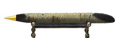 Vintage Rare Ebonite Handmade Prison Art Russian c.1979's Ballpoint pen