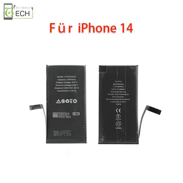 Ersatz Akku FüR Iphone 14 3279Mah Ohne Fehlermeldung Ohne LöTen Batterie B...-image