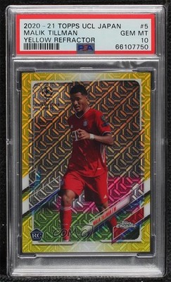 2020 UEFA Champions League Japan Edition /150 Malik Tillman PSA 10 Rookie RC 0a1