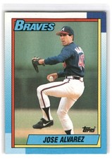 Jose Alvarez 1990 Topps Baseball #782 Atlanta Braves