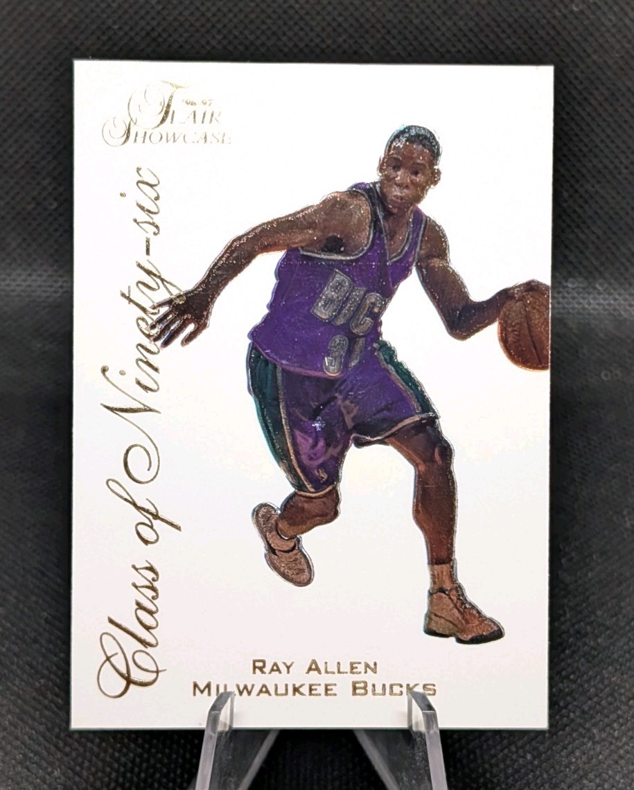 1996-97 Flair Showcase - Class of Ninety-Six Ray Allen #2 (RC)