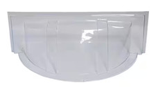 Window Well Cover 39x17 Round Bubble Plastic Basement Cover Clear Debris Guard