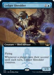 Ledger Shredder (Extended Art) - Foil - Streets of New Capenna