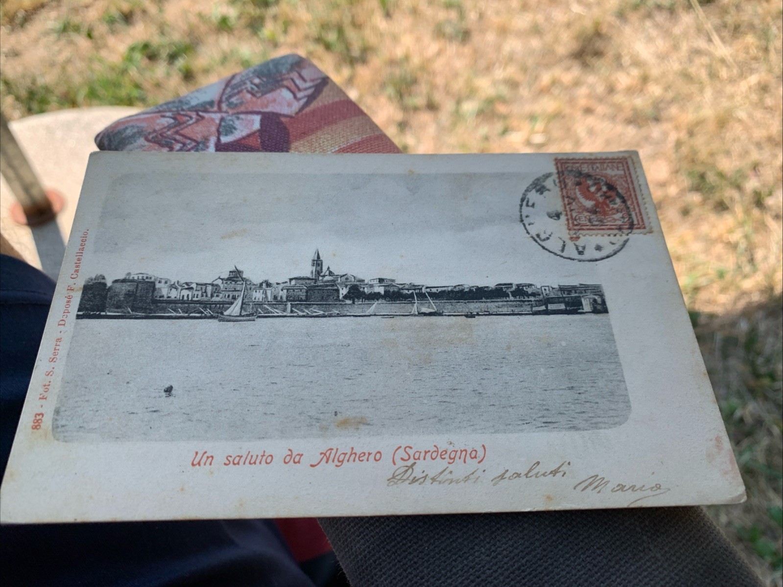 CAGLIARI ALGHERO un Saluto Da … - formato Piccolo 1904 Viaggiata