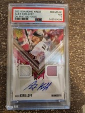 2021 Diamon Kings Material Signature Gold DKMSAK Alex Kirilloff /99 PSA 7