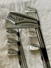 Vintage PowerBilt Stainless De Lux Iron Set 2-9,PW R/H Very Nice