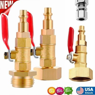 Winterize Blowout Adapter 1/4'' Male Quick Connecting Plug & 3/4'' Male Thread GHT