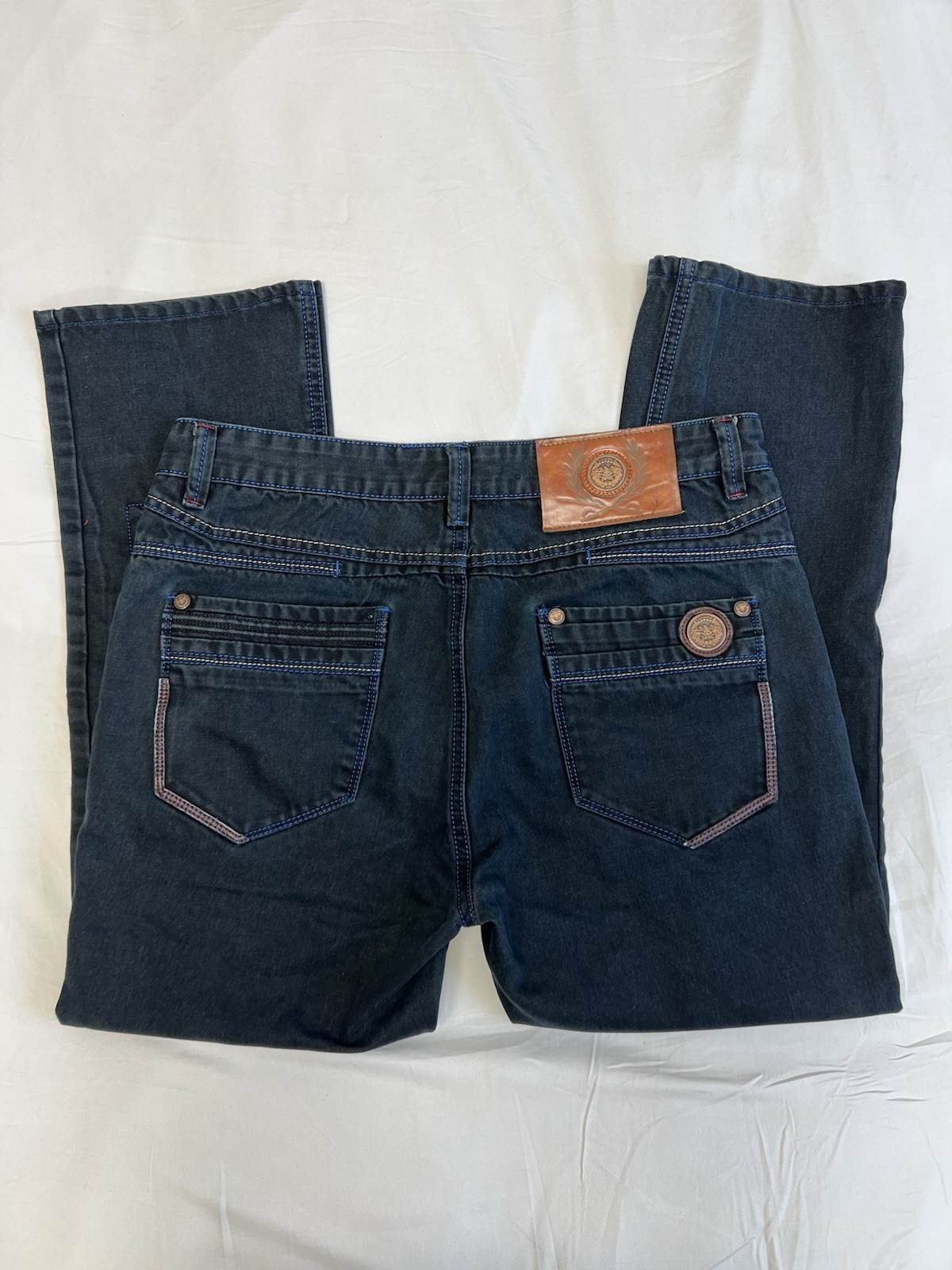 El General 1901 Jeans Distressed Patchwork Holes … - image 12